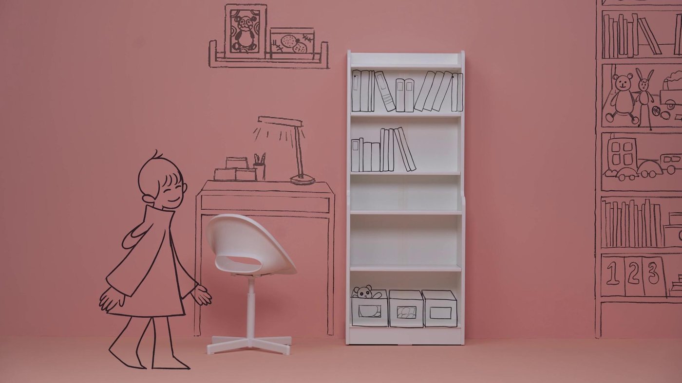 DALRIPA ダールリパ 本棚, ホワイト, 60x150 cm - IKEA