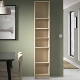 BILLY Bookcase, birch effect, 40x28x202 cm