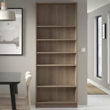 BILLY Bookcase, oak effect, 80x28x202 cm