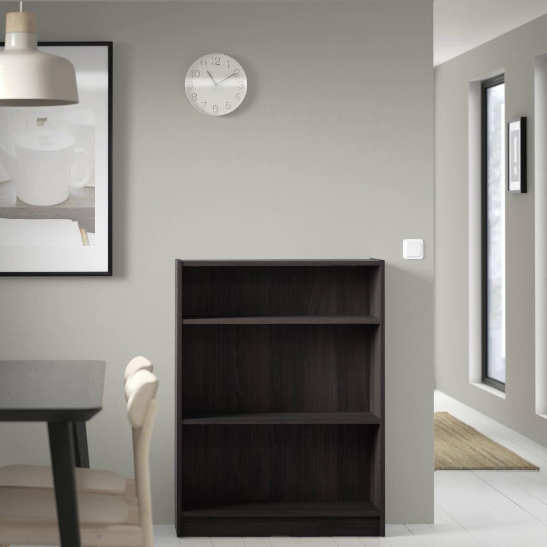 BILLY bookcase, dark brown oak effect, 311/2x11x413/4