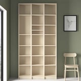BILLY Bookcase comb with extension units, birch effect, 120x237 cm
