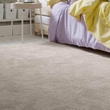STOENSE Rug, low pile, off-white, 133x195 cm