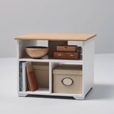 SKRUVBY Coffee table, white, 60x60 cm