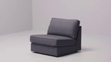 KIVIK 1-seat sleeper sofa, Gunnared medium gray