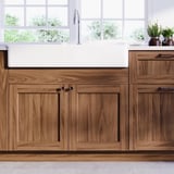 ENKÖPING Drawer front, brown walnut effect, 30x5 "