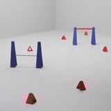 SKRATTMÅS Obstacle course