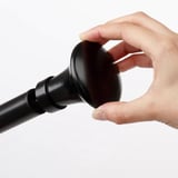 PADDFOT Ändknoppar, 1 par, metall/svart