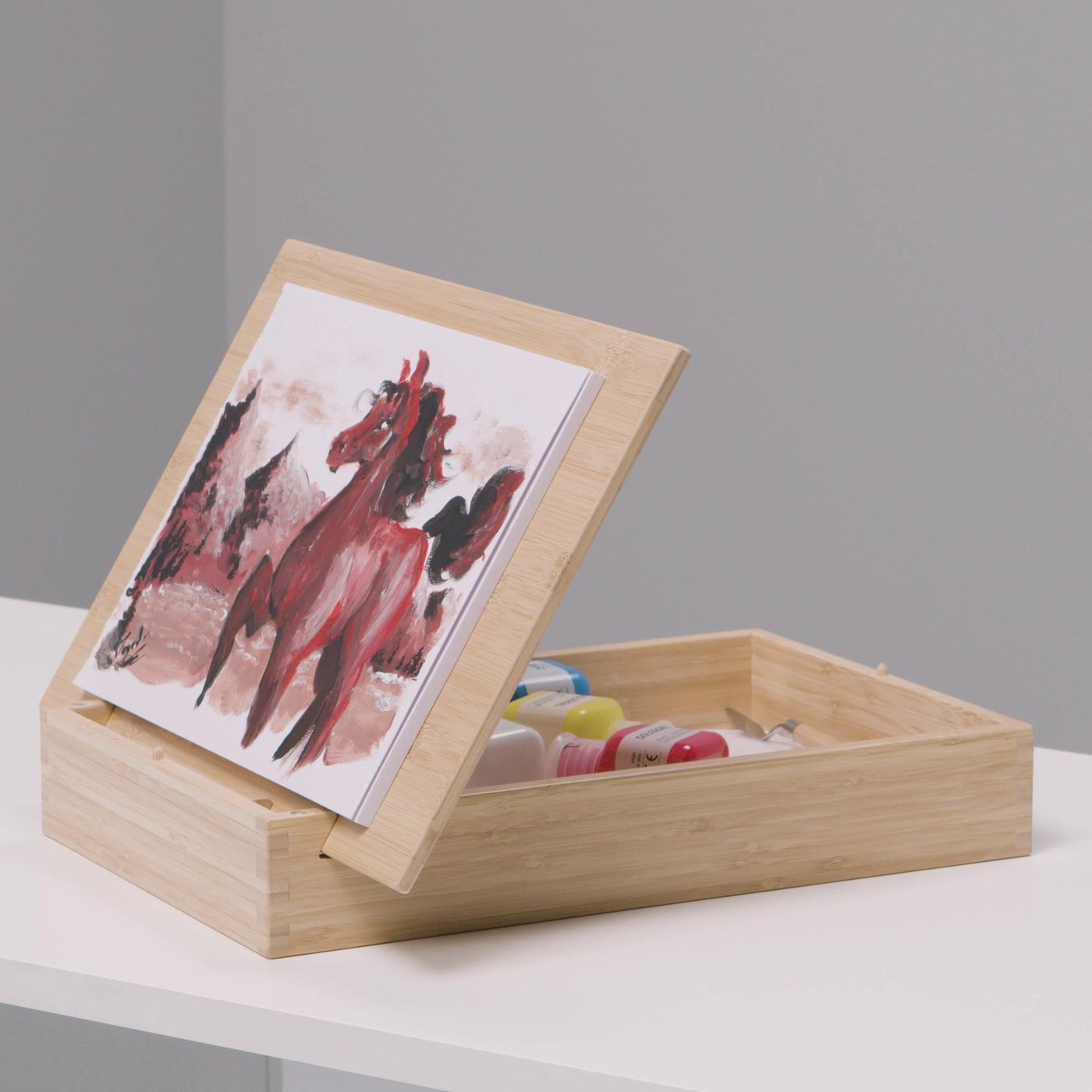SOLFÅGEL 3-piece easel and accessories set - IKEA
