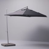 HISSÖ Parasol, hanging, anthracite, 300 cm