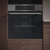 MUTEBO Ventilatorska pečica s polno paro, IKEA 700 barva nerjavečega jekla