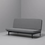 NYHAMN Sleeper sofa, with foam mattress/Naggen dark gray