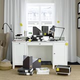 IDANÄS Desk with add-on unit, white