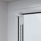HORNVALLMO Block-out pleated blind, white/top-down bottom-up, 100x130 cm