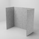SIDORNA Scheidingswand, grijs, 164x80x150 cm