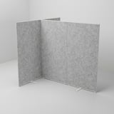 SIDORNA Raumteiler, grau, 162x160x150 cm