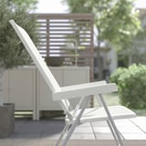 TORPARÖ Scaun reglabil exterior, alb/gri