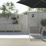 SEGERÖN One-seat section, outdoor, white/beige