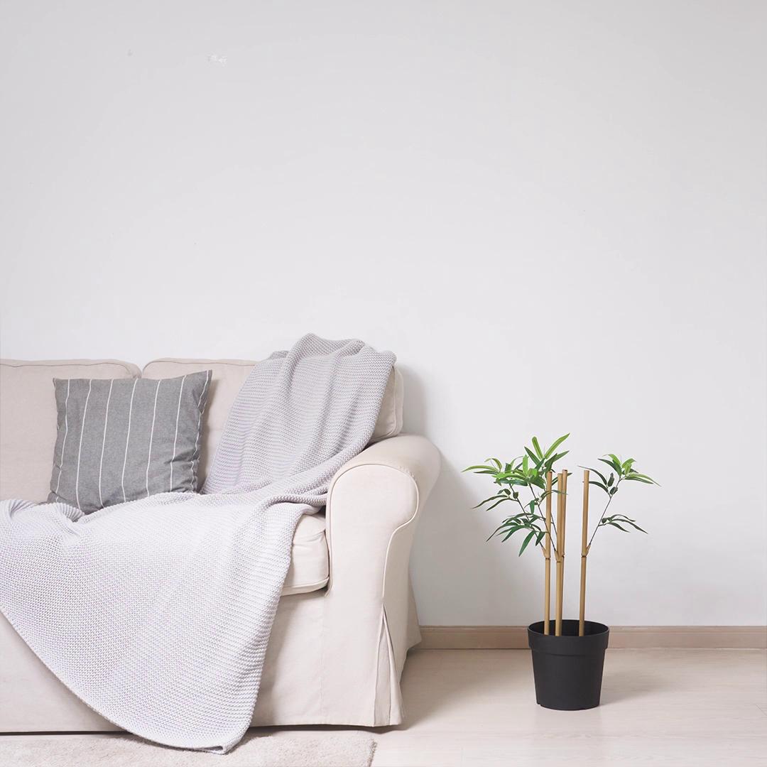 FEJKA artificial potted plant, indoor/outdoor bamboo, 9" - IKEA