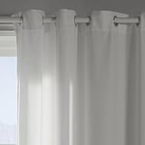 SILVERLÖNN Sheer curtains, 1 pair, beige/with heading tape, 145x300 cm