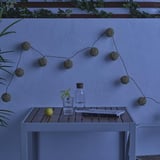 SOLVINDEN LED string light with 12 lights, battery operated/beige