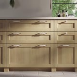 METOD / MAXIMERA Base cab f hob/int extractor w drw, white/Forsbacka oak, 80x60 cm