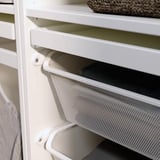 KOMPLEMENT Mesh basket, white, 100x35 cm