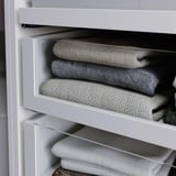 KOMPLEMENT Drawer with glass front, white, 100x58 cm