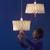 YTLÄGE Lampada a sospensione, bianco, 43 cm
