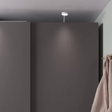 PAX / HASVIK Wardrobe, dark grey/dark grey, 200x66x201 cm