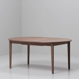 SKANSNÄS / GRÖNSTA Table and 4 chairs, with armrest brown/white, 115/170 cm