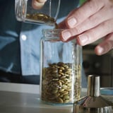 CITRONHAJ Contenitore per spezie, vetro trasparente/inox, 35 cl