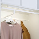 KÖLVATTEN LED lighting with sensor, grey/battery-operated, 30 cm