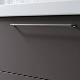 HAVBÄCK / ORRSJÖN Armário p/lavat c/gavetas/lavat/trn, cinz esc/bambu claro, 82x49x71 cm