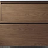 ÄNGSJÖN / BACKSJÖN Mască lavoar+sertare/lavoar/baterie, maro aspect stejar/gri aspect piatră, 102x49x71 cm