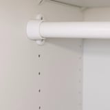PAX / FARDAL Wardrobe combination, high-gloss/white, 75x60x236 cm