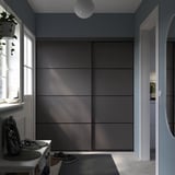 SKYTTA / BOAXEL Reach-in wardrobe with sliding door