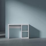 KALLAX Desk, white, 111x39 cm