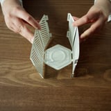 VÅRSYREN Lantern for tealight, white, 12 cm