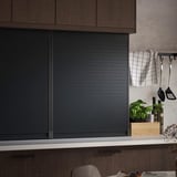 TITTEBO Roll-front cabinet - black 24 "