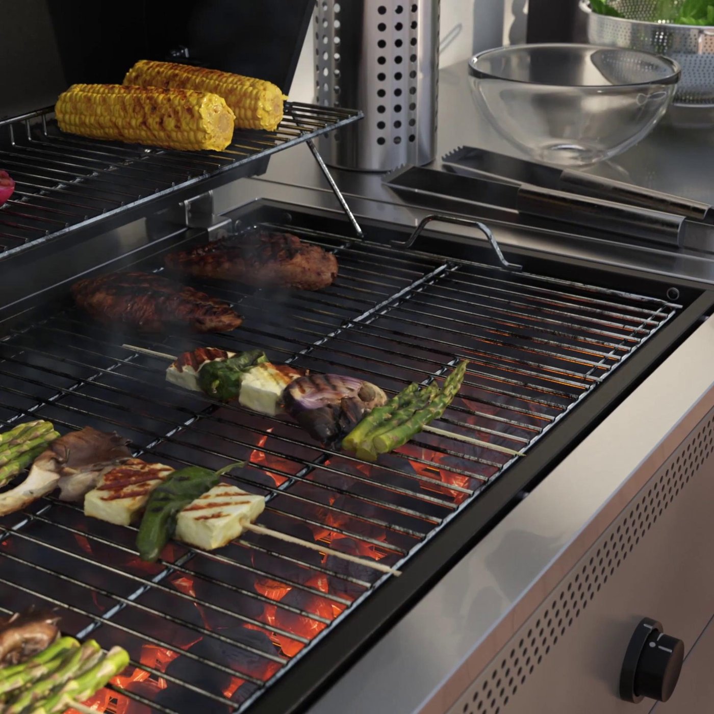 BATSKAR dark grey 120x60 cm charcoal barbecue - 30623238 | IKEA