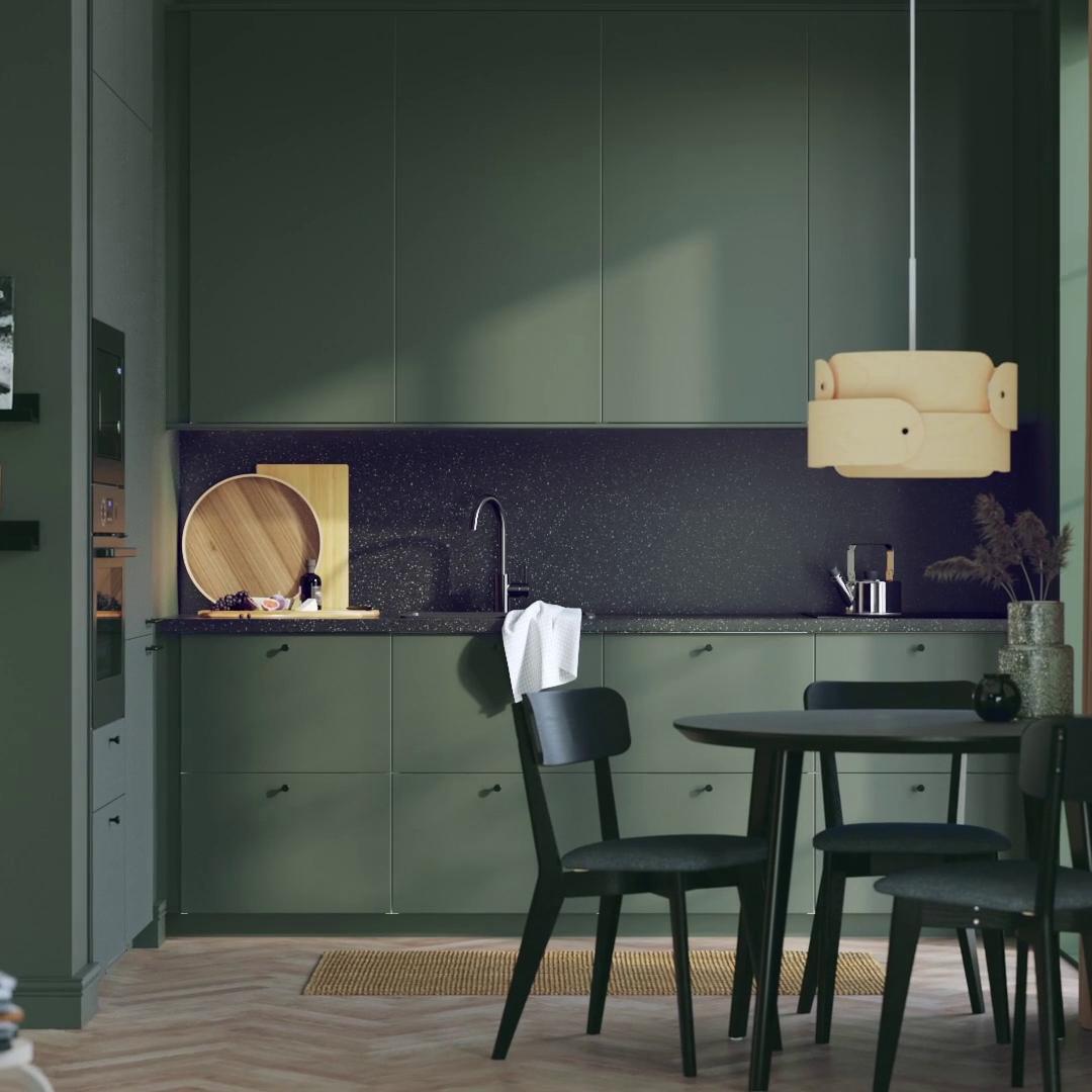 HAVSTORP cover panel, deep green, 62x80 cm (243/8x311/2