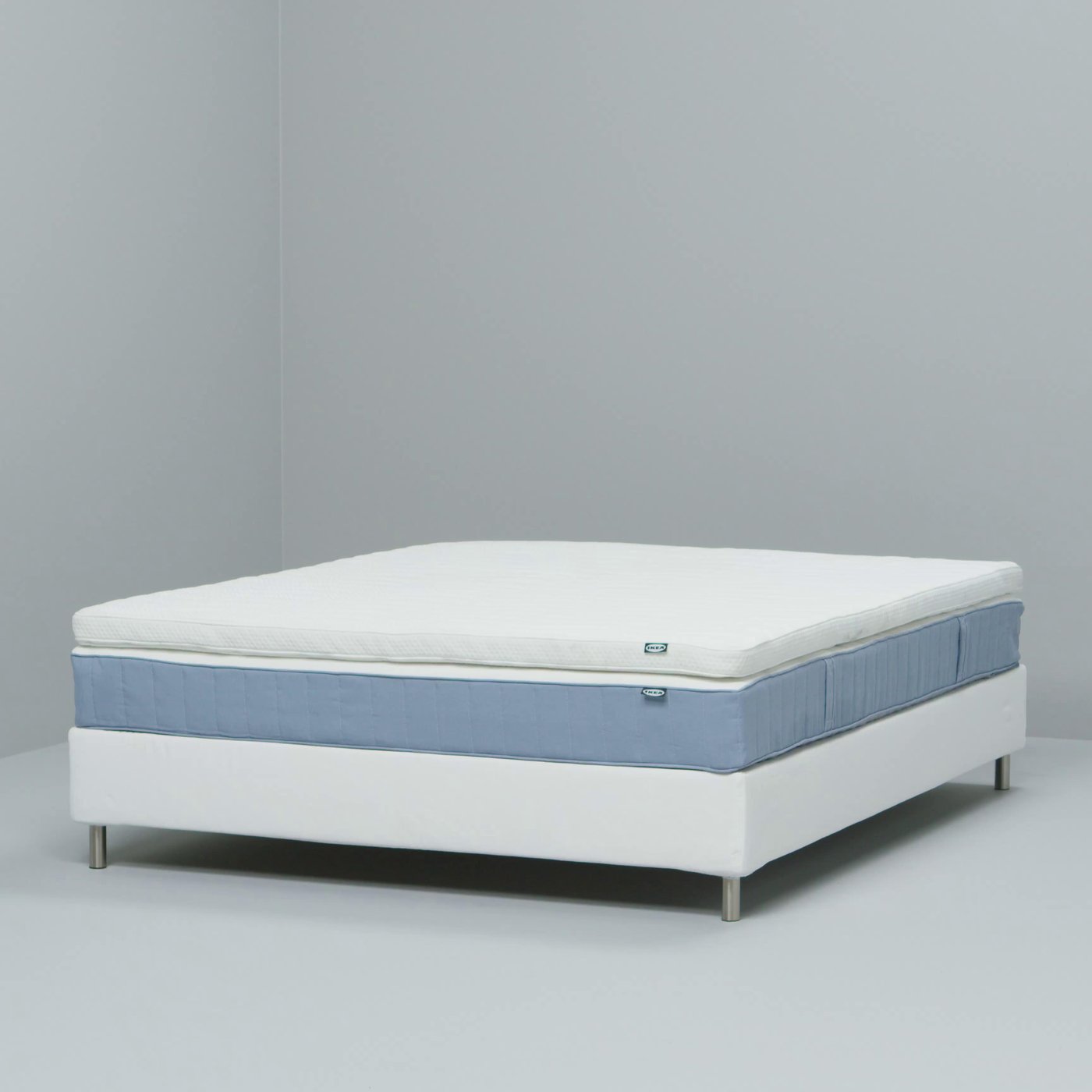 NORRSELE mattress topper, white, Full - IKEA