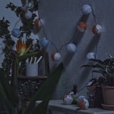 SOLVINDEN LED string light with 24 lights, outdoor battery operated/globe multicolor