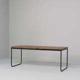VÄSMAN Extendable table, outdoor, light brown stained, 135/190x74 cm