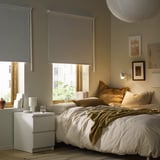 FRIDANS Block-out roller blind, white, 200x195 cm