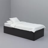 TJÅLLE Divan entapissat, Bomstad marró fosc, 90x190 cm