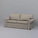 EVERTSBERG Sofa 2-osobowa, rozkładana, z pojemnikiem Skiftebo/ciemnoszary
