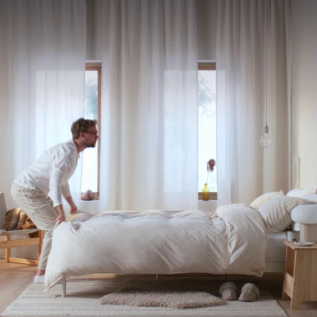 IKEA ダウン掛け布団 FJÄLLBRÄCKA 200x200cm FJÄLLBRÄCKA フィェルブレカ 掛け布団 薄手 ダウン, 200x200 cm