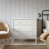 GULLABERG Chest of 3 drawers, white/anchor/unlock-function, 99x48x100 cm