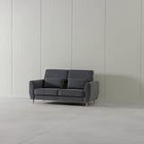 SLATORP 2er-Sofa, Hakebo dunkelgrau